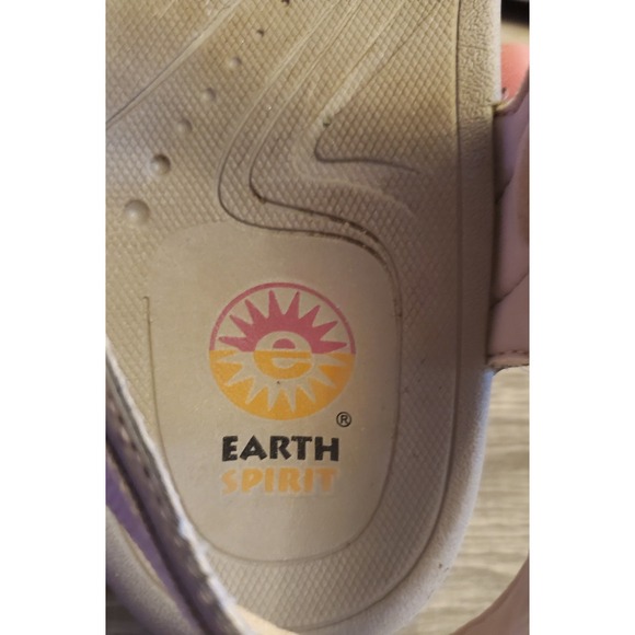 Earth Spirit Adjustable Sandals Womens Size 7 Gray Pink - Picture 9 of 12